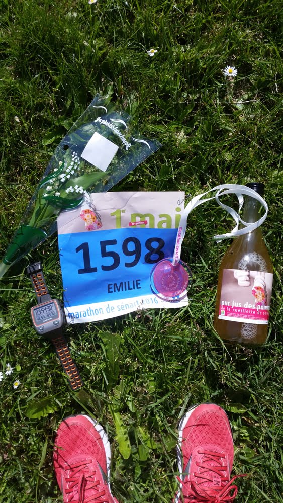 Cadeaux à l'arrivée de cette course à pied